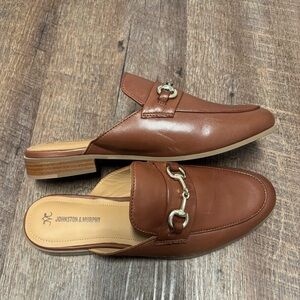 JOHNSTON & MURPHY Ali Bit Mule In Cognac Glove Size 6 NWOB